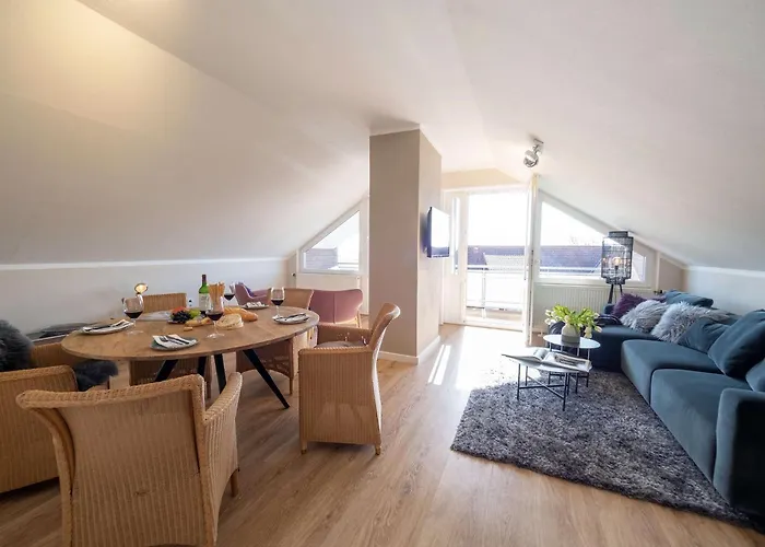 Antares Spiekerooger Gaestehaus-penthouse Mit Blick Aufs Wattenmeer - 9 Апартаменты Шпикерог