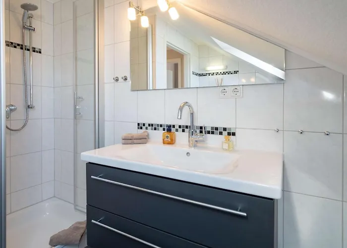 Antares Spiekerooger Gaestehaus-penthouse Mit Blick Aufs Wattenmeer - 9 Апартаменты Шпикерог